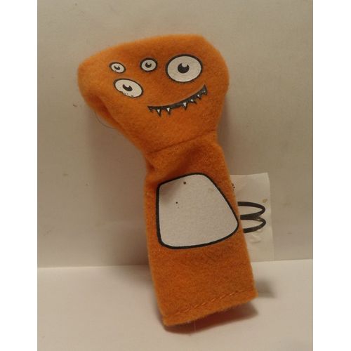 Série Les Happy Monstres - Marionnette Doigt Happy Monstre Orange - Happy Meal - Mcdo 2010