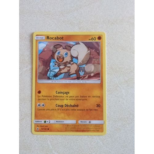 Rocabot 60 Pv 73/145 Carte Pokémon