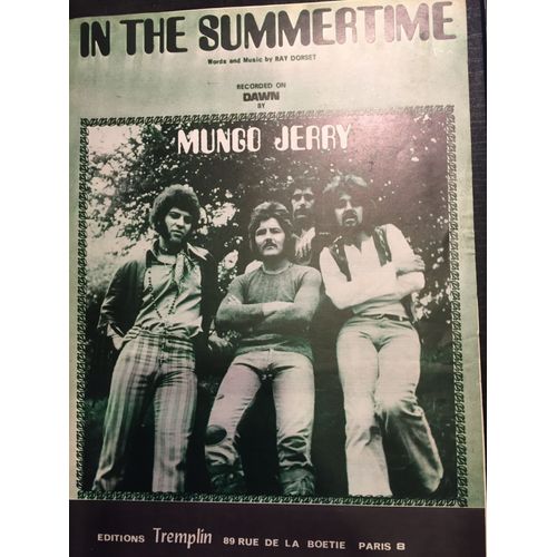 Mungo Jerry In The Summertime