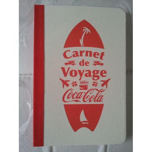 Calepin Carnet De Voyage Coca-Cola