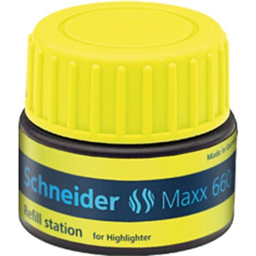 Schneider Station De Recharge Maxx 660 Jaune Pour Surligneur