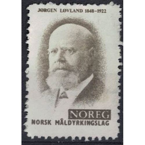 Norvège Jorgen Lovland Enseignant Éditeur Et Politicien Su