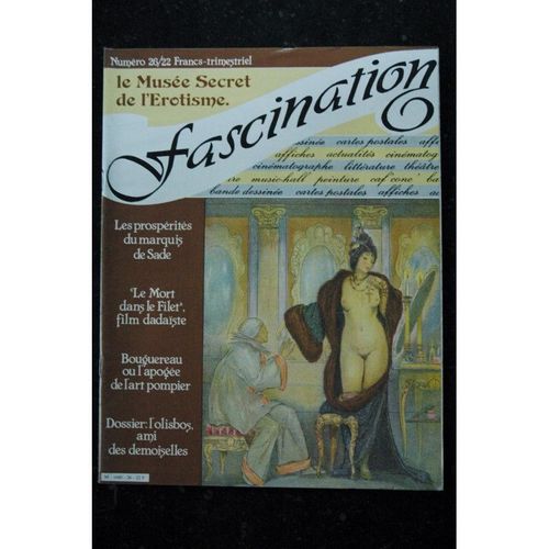 Fascination 26 N° 26 Marquis De Sade Le Mort Dans Le Filet Film Dadaïste Bouguereau Art Pompier L'olisbos