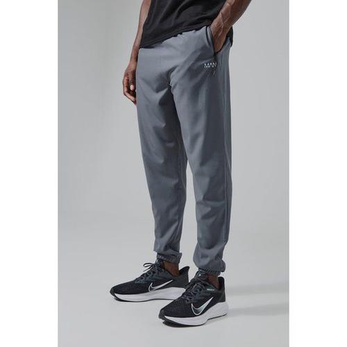 Man Active Gym Tapered Jogger Homme - Gris - Xxl, Gris