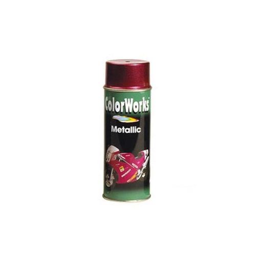 BOMBE PEINTURE MOTIP ROUGE METAL (400ML) ACRYLIQUE