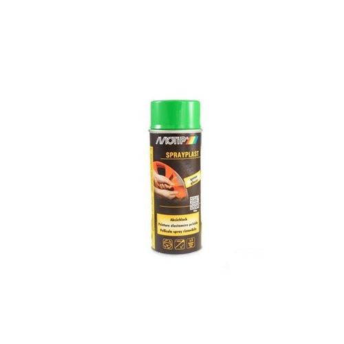 BOMBE PEINTURE MOTIP VERT BRILLANT (400ML) - SPRAYPLAST RETIRABLE