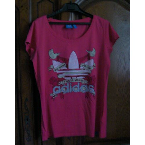 T-Shirt Rose Adidas - Taille 42
