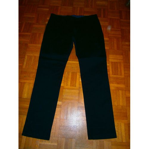 Pantalon Zara 190/92a Coton 46 Noir