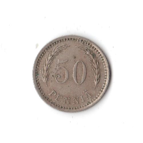 50 Pennia 1921 Finlande Lettre H