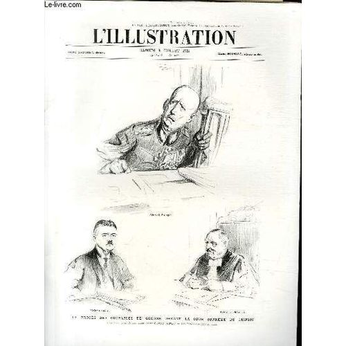 L'illustration Journal Universel N° 4088 - Le Procès Des Coupables De Guerre Devant La Cour Suprème De Leipzig, Croquis D'audience De Georges Dutriac.