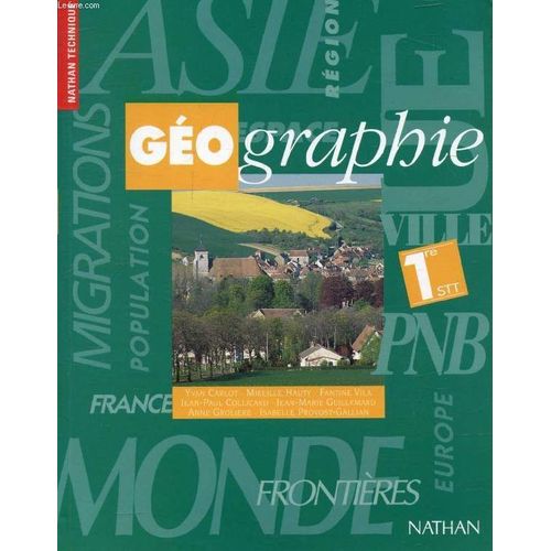 Geographie 1ere Stt Eleve