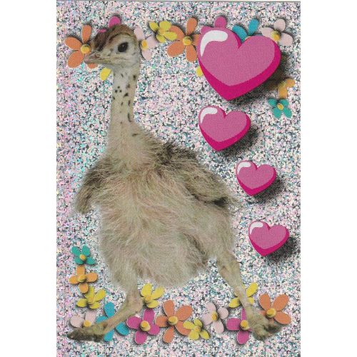 N°X4 - Stickers Image Panini Disney Animaux Bebes Calins