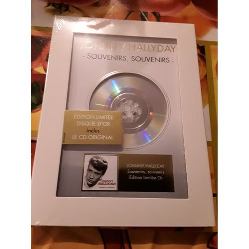 Johnny Hallyday Souvenirs, Souvenirs Édition Limitée Disque D'or Inclus Le Cd Original