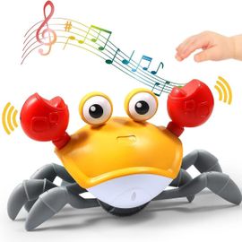 Crabe Rampant Tactile, Jouet Ventre Pour Bébé, Interactif Klb