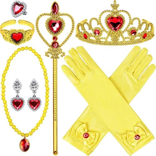 Accessoires D'habillage De Princesse 9 Pièces, Bijoux De Princesse, Jouets Klb