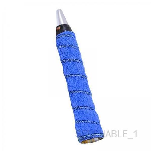 5 Serviette En Coton Tennis Badminton Racket Grip Tape Non Slip Bleu