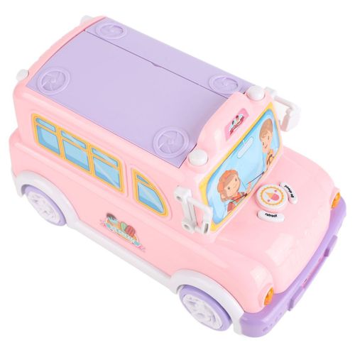 Ensemble De Jeu De Camion De Crème Glacée, Forme De Dessin Animé Mignon, Résistant Aux Chocs Klb