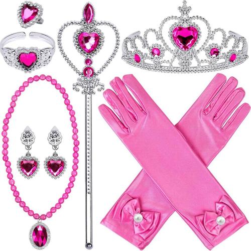 Accessoires D'habillage De Princesse 9 Pièces, Bijoux De Princesse, Jouets Klb