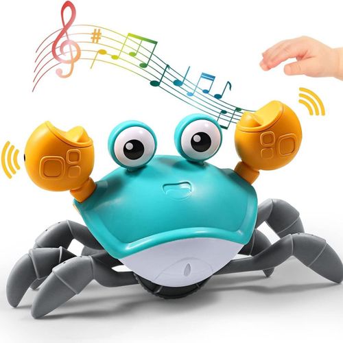 Crabe Rampant Tactile, Jouet Ventre Pour Bébé, Interactif Klb
