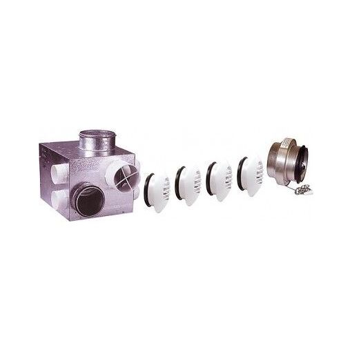 VMC gaz - Caisson VMC gaz individuel + bouches