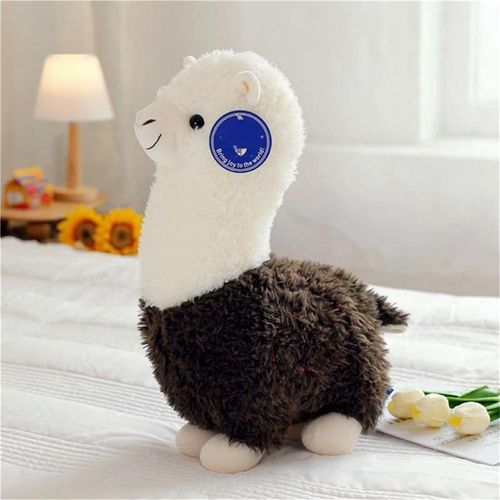 Peluche Alpaga Peluche, Peluche Peluche Cheval Marron 46 Cm Klb