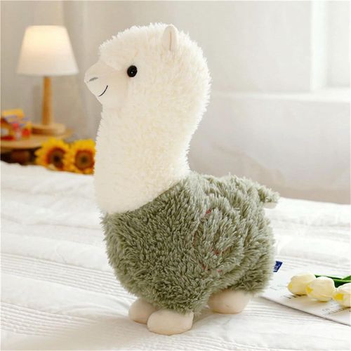 Peluche Alpaga Peluche, Peluche Peluche Cheval Vert 38 Cm Klb