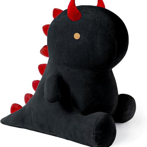 Peluche Dinosaure Peluche, Peluche Dinosaure Peluche Oreiller Jouet Noir 45 Cm Klb