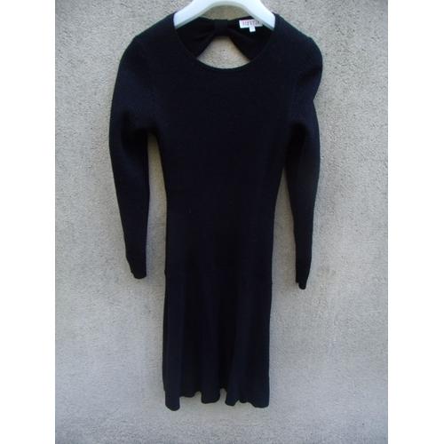 Robe Claudie Pierlot Laine Noir T1