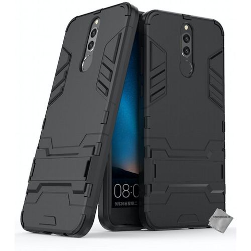 Housse Etui Coque Rigide Anti Choc Pour Huawei Mate 10 Lite + Film Ecran - Noir