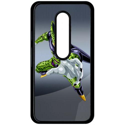 Coque Pour Smartphone - Cell Dbz - Compatible Avec Motorola Moto G (3rd Gen) - Plastique - Bord Noir