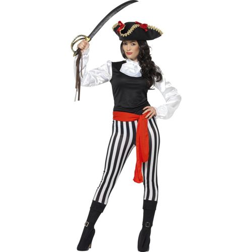 Déguisement Pirate Rayée Femme Small