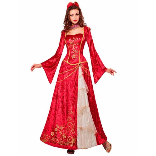 Déguisement Princesse Renaissance Rouge Femme Medium