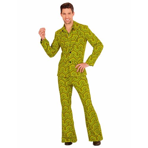 Déguisement Groovy Vert Années 70 Homme Medium