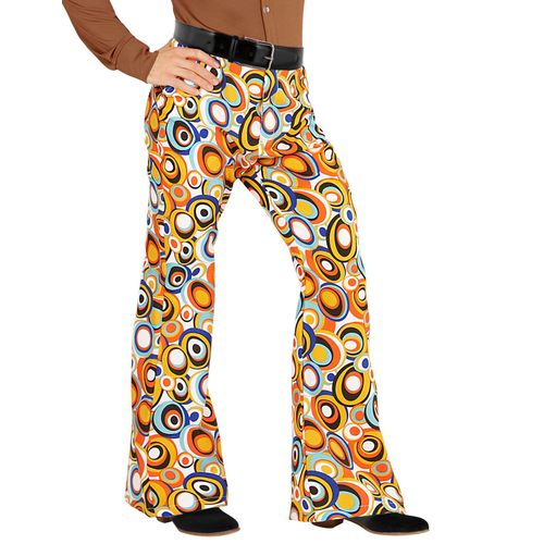 Pantalon Groovy Bubbles Années 70 Homme S / M
