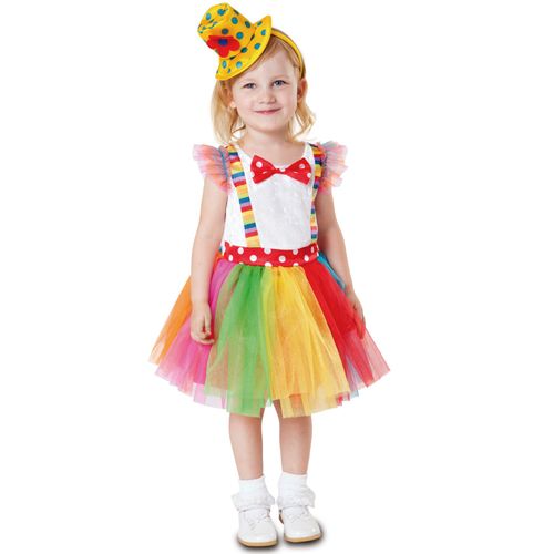 Déguisement Clownette Tutu Fille 1 À 2 Ans