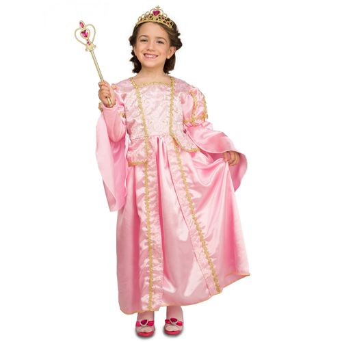 Déguisement Princesse Rose Avec Accessoires Enfant 3 À 4 Ans