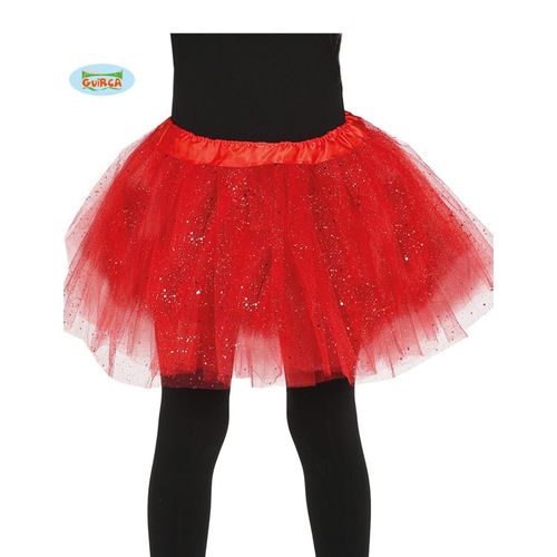 Tutu Rouge ? Paillettes Fille Taille Unique