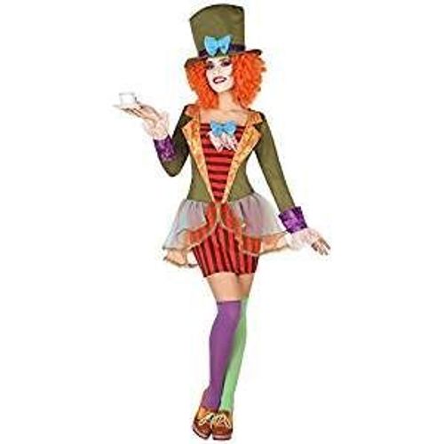 Déguisement Chapelière Rayée Femme M / L