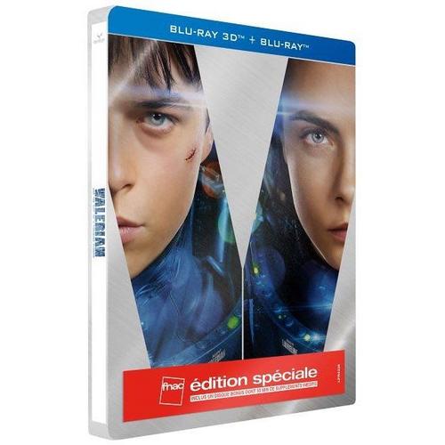 Valérian Et La Cité Des Mille Planètes - Édition Limitée Exclusive Fnac - Boîtier Steelbook Blu-Ray 3d + Blu-Ray