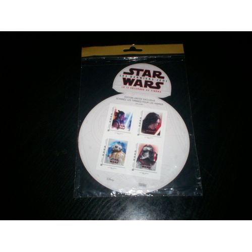 Timbres Star Wars Les Derniers Jedi