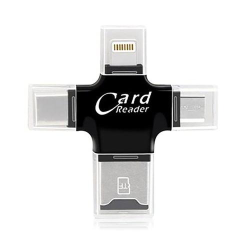 Lecteur de Carte SD USB 3.0 4 en 1 Adaptateur de Lecteur de Carte