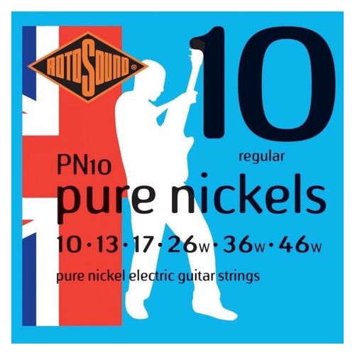 Rotosound Pn10 - Jeu Guitare Électrique 10-46 Pure Nickel