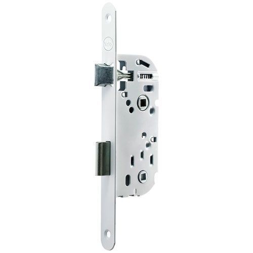 Serrure encastr.135mm pene dormant 1/2 tour blanc axe 50mm