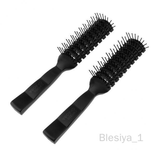 Brosse À Cheveux Coiffante 6x2, Peigne Antistatique Pour Cheveux Bouclés, Dédié Au Salon 