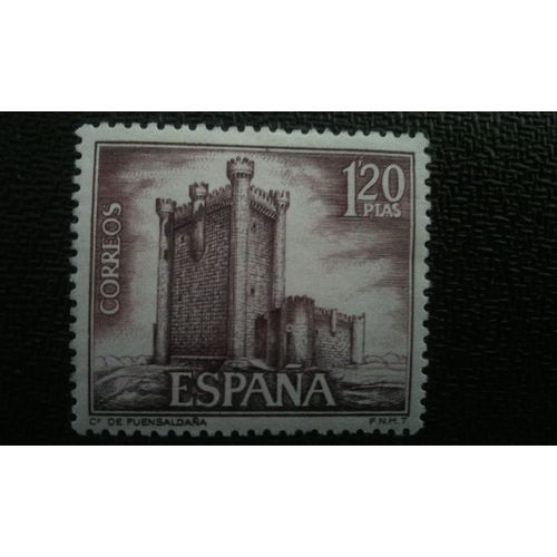 Timbre Espagne ( Yt 1541 ) 1968 Château De Fuensaldaña