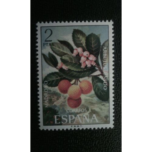 Timbre Espagne ( Yt 1740 ) 1972 Fraise