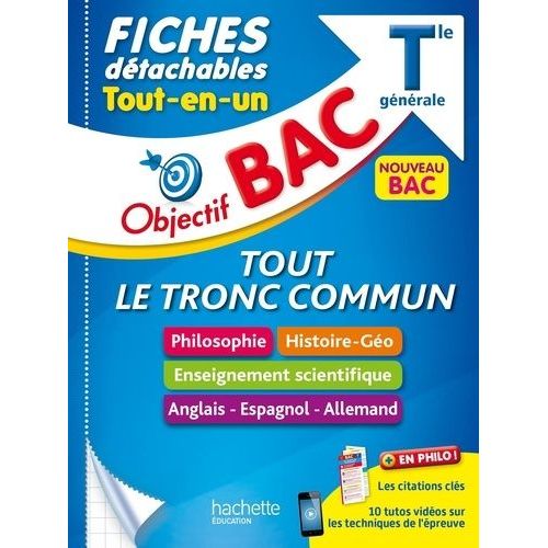 Tout Le Tronc Commun Tle Générale