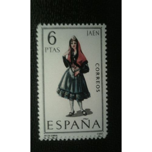 Timbre Espagne ( Yt 1559 ) 1969 Costumes Régionaux - Jaen