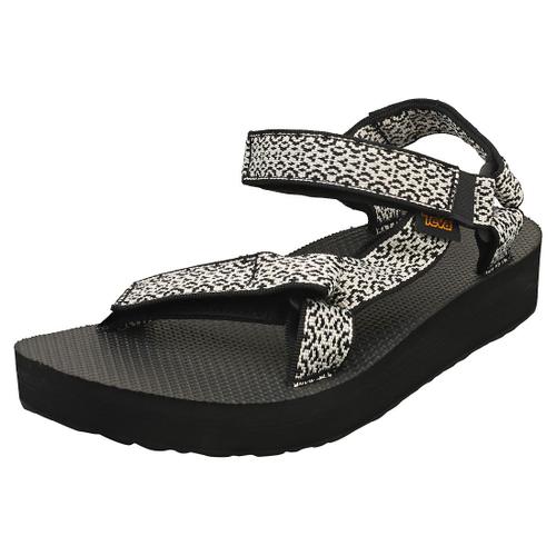 Teva Midform Universal Sandals De Marche Noir Blanc