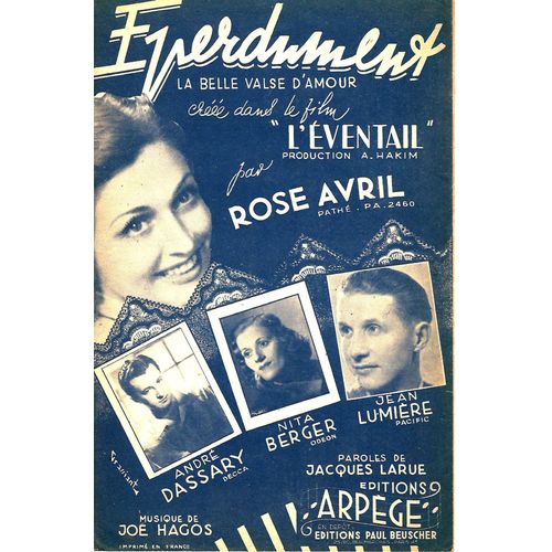 Eperdument, Du Film "L'éventail". A4